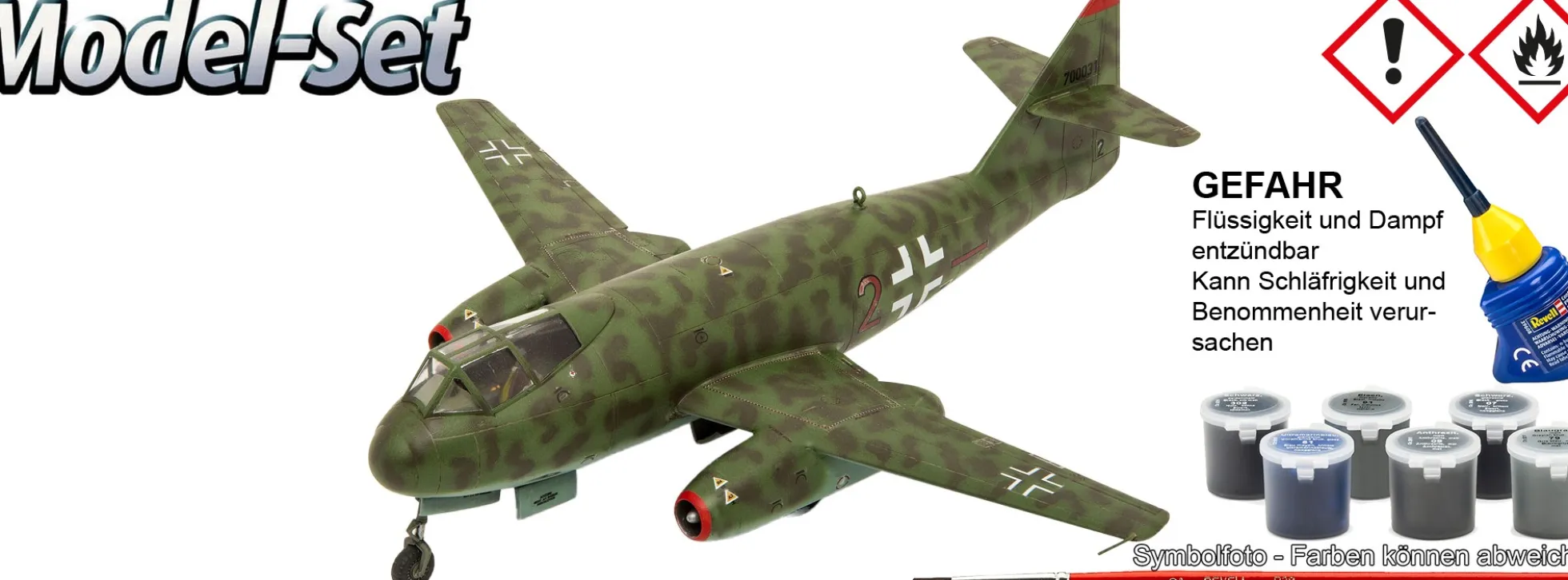 Revell 63774 Model Set Messerschmitt P.1099A - P-Series | Flugzeug Bausatz 1:72