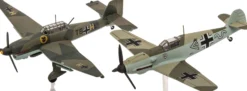 Revell 63770 Model Set Messerschmitt Bf 109E und Junkers Ju87B | Flugzeug Bausatz 1:144