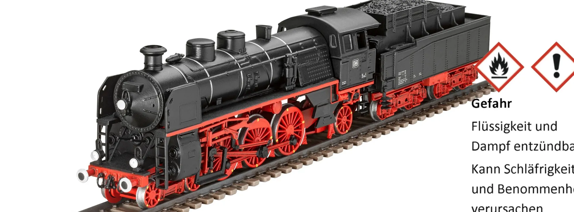 Revell 62168 Model Set Schnellzuglokomotive S3/6 BR18 mit Tender | Lok Bausatz 1:87