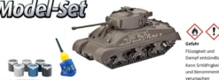 Revell 63290 Model Set Sherman M4A1 | Panzer Bausatz 1:72