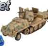 Revell 63293 Model Set sWS mit Flak43 und Sd.Ah58 Munitions Anhänger | Panzer Bausatz 1:72