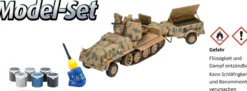 Revell 63293 Model Set sWS mit Flak43 und Sd.Ah58 Munitions Anhänger | Panzer Bausatz 1:72