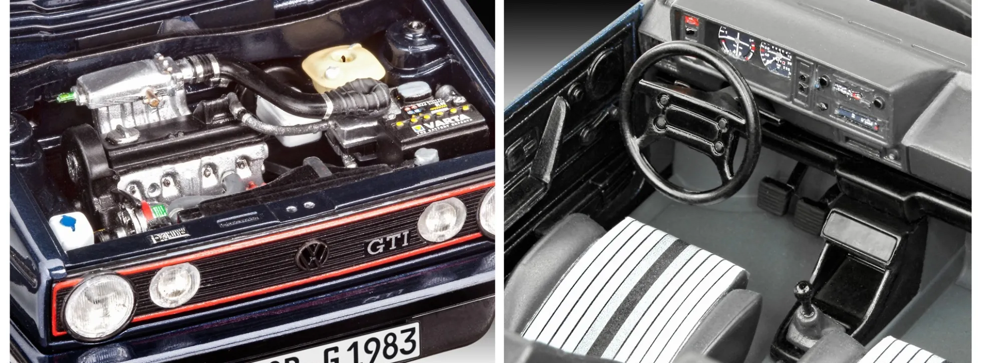 Revell 05694 Model-Set VW Golf 1 GTI Pirelli | Auto Bausatz 1:24