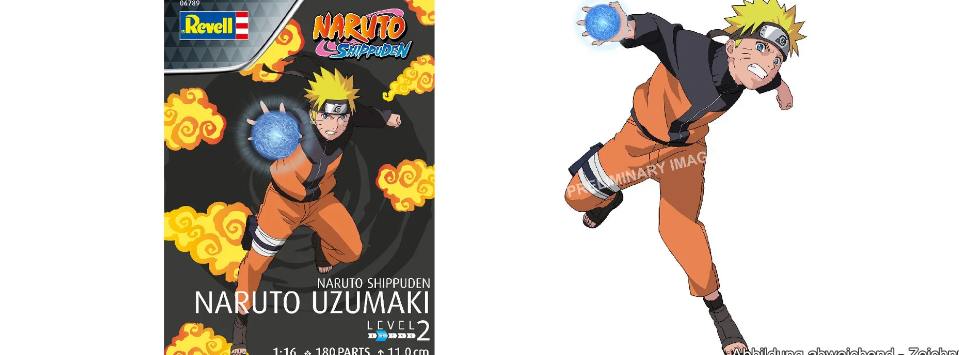 Revell 06789 Naruto Uzumaki easy-click-system | Figuren Bausatz 1:16