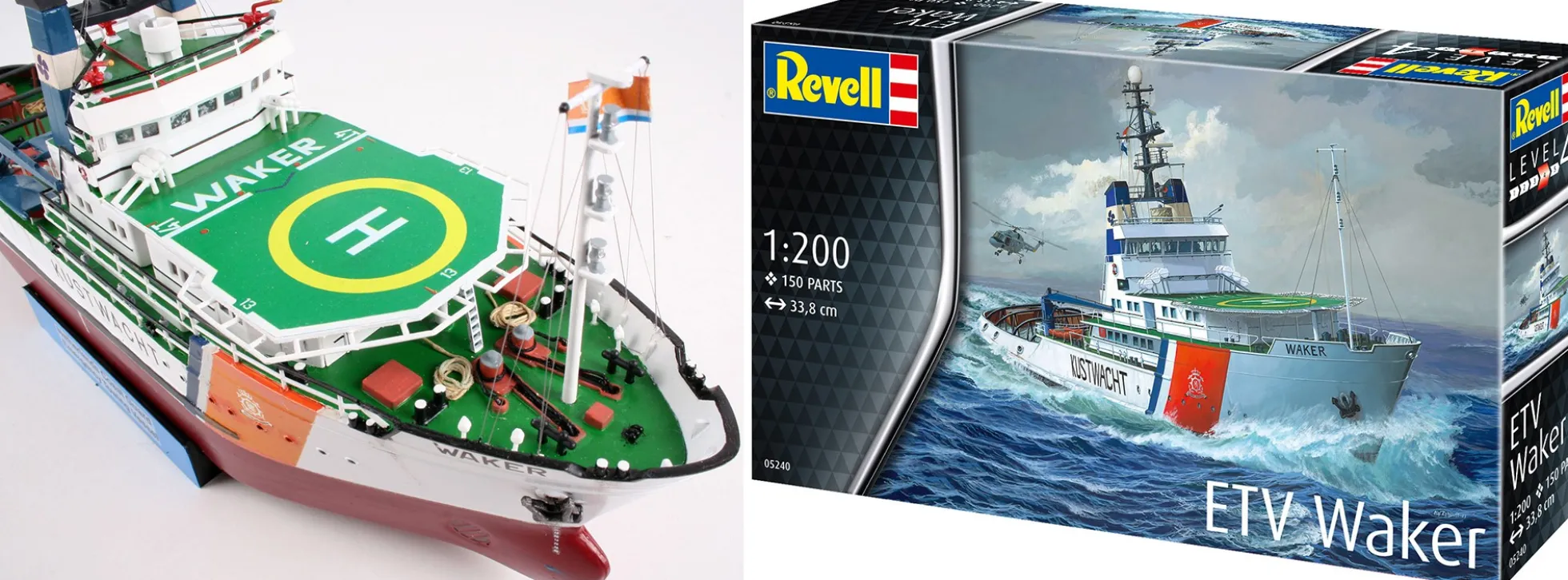 Revell 05240 Netherlands Coast Guard ETV Waker | Schiffsmodell Bausatz 1:200