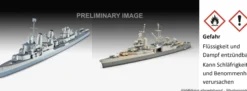 Revell 05644 Pacific Warriors USS Fletcher + USS Indianapolis Geschenkset | Schiff Bausätze 1:700