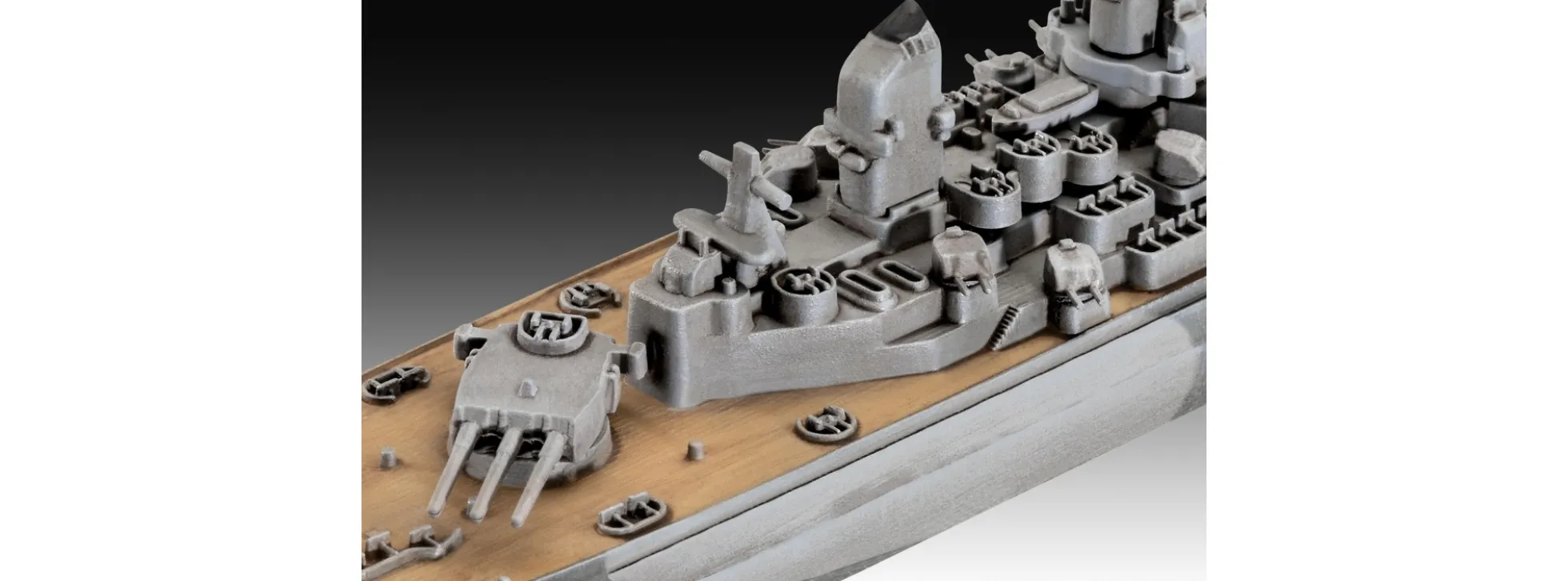 Revell 05183 Schlachtschiff USS New Jersey | Schiffbausatz 1:1200