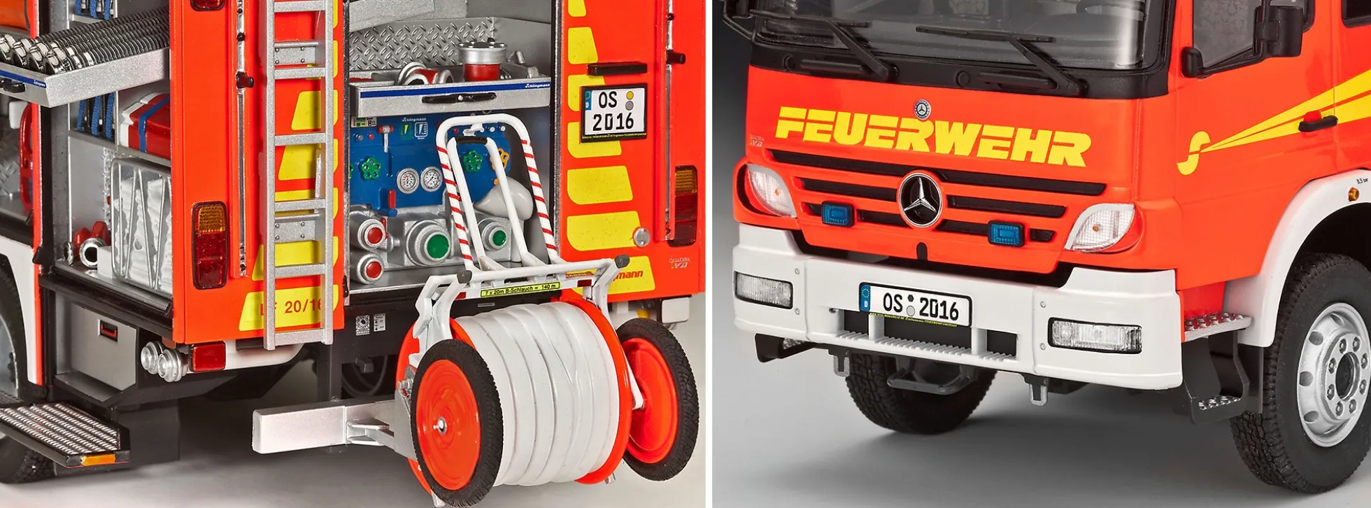 Revell 07404 Schlingmann LF 20/16 Löschfahrzeug | Feuerwehr Bausatz 1:24