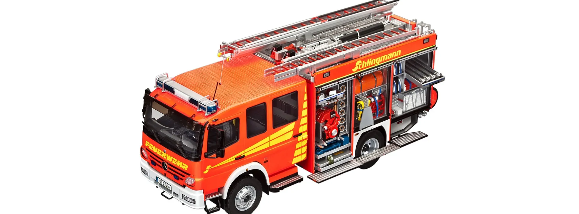 Revell 07404 Schlingmann LF 20/16 Löschfahrzeug | Feuerwehr Bausatz 1:24
