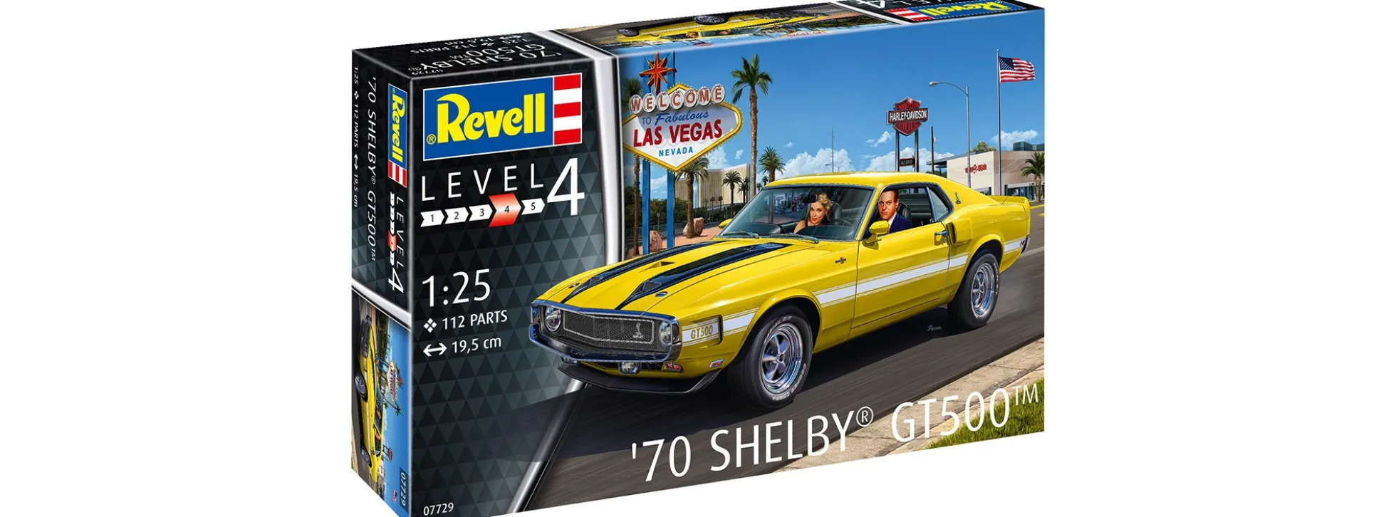 Revell 07729 Shelby Mustang GT500 1970 | Auto Bausatz 1:25