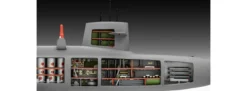 Revell 05185 S.S.B. Abraham Lincoln SSBN-602 mit Interieur | U-Boot Bausatz 1:253
