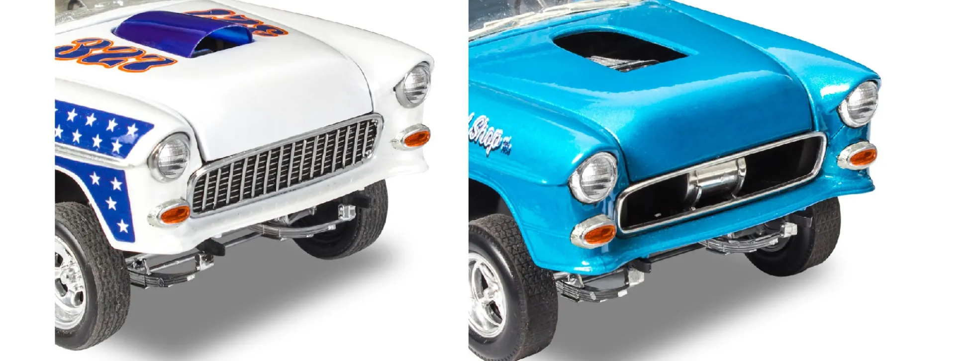 Revell 14519 Street Machine | 2 in 1 | Chevy Bel Air 55 | Auto Bausatz 1:24