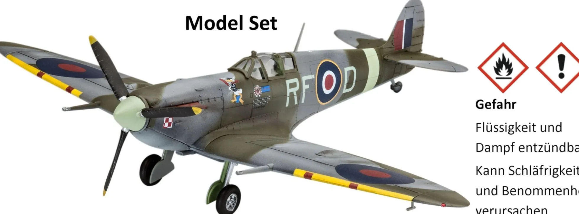 Revell 63897 Supermarine Spitfire Mk Vb Model-Set | Flugzeug Bausatz 1:72
