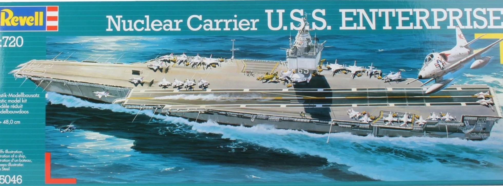 Revell 05046 U.S.S. Enterprise Flugzeugträger Bausatz 1:720