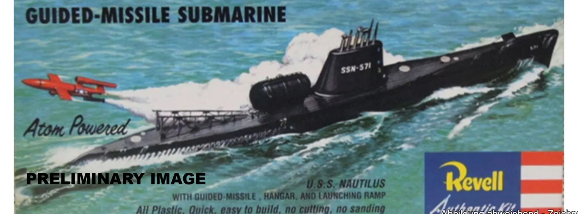 Revell 05184 U.S.S. Nautilus SSN-571 | U-Boot Bausatz 1:305