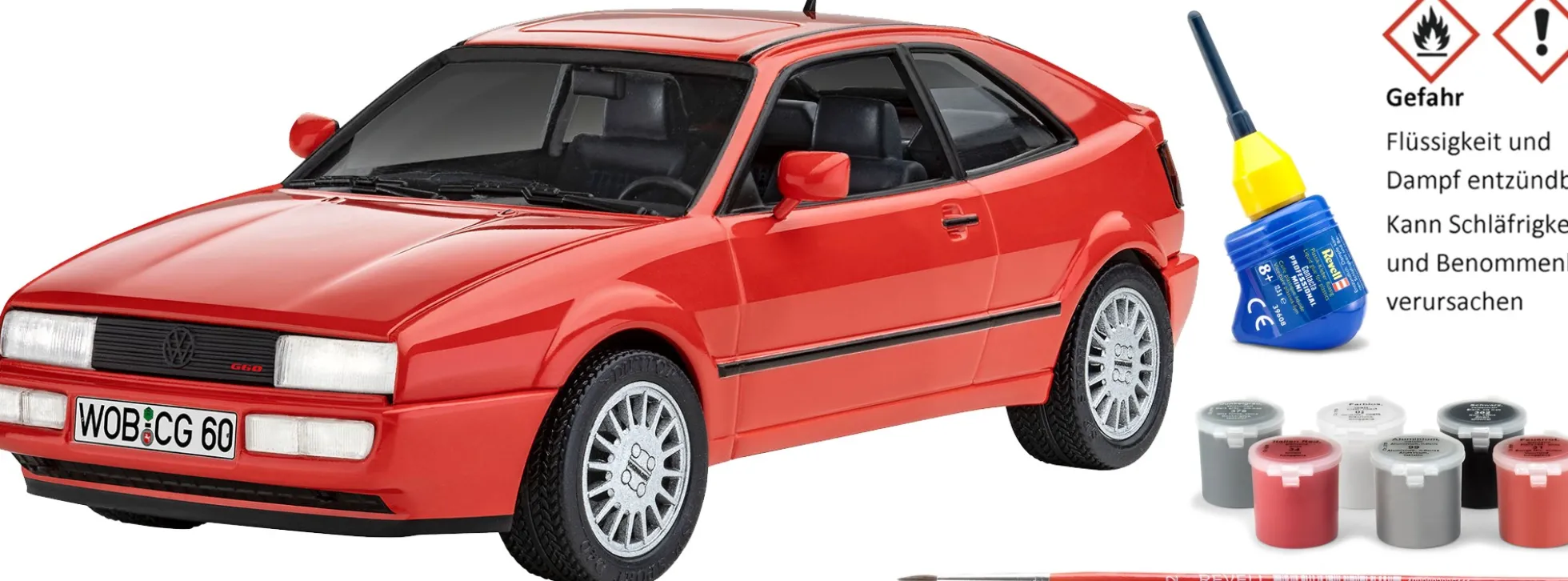 Revell 05666 VW Corrado 35 Years | Auto Bausatz 1:24