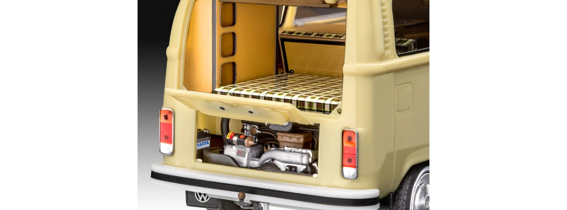 Revell 07676 VW T2 Bus Camper easy-click | Auto Bausatz 1:24