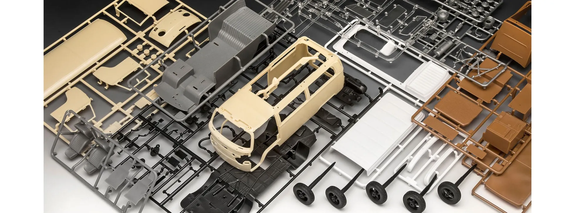 Revell 07676 VW T2 Bus Camper easy-click | Auto Bausatz 1:24