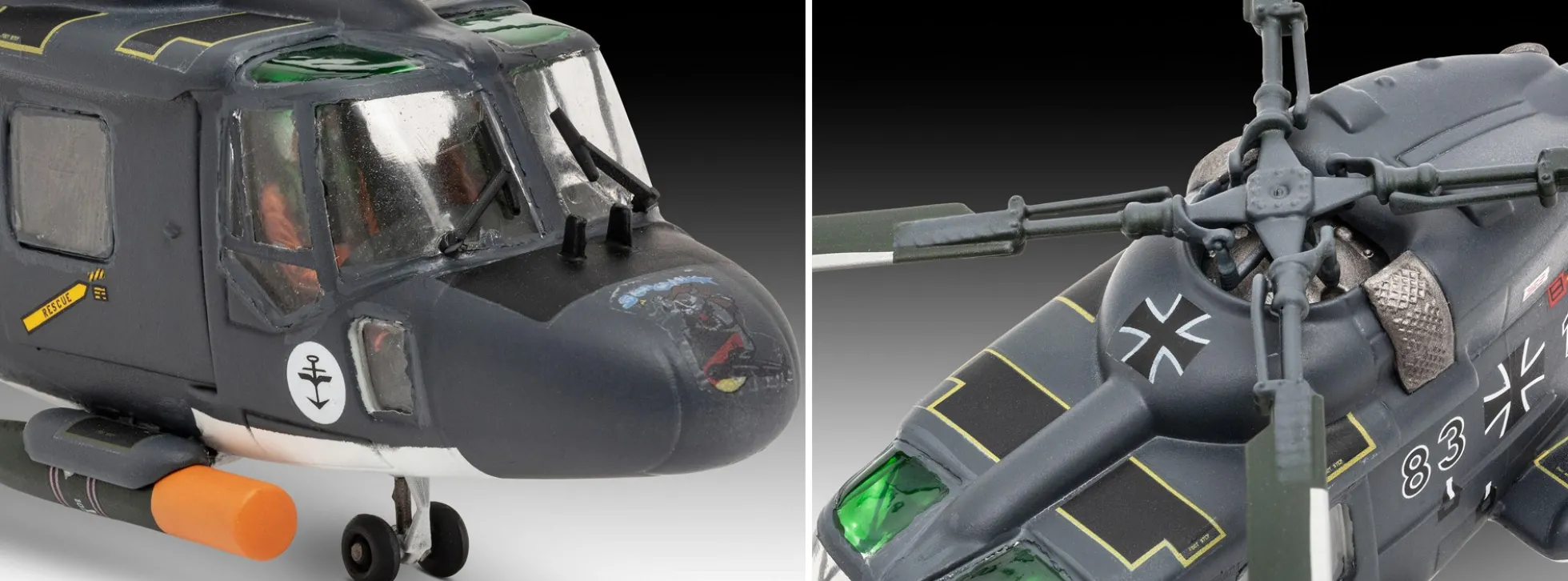 Revell 63805 Westland Lynx Mk.88A Model Set | Hubschrauber Bausatz 1:72