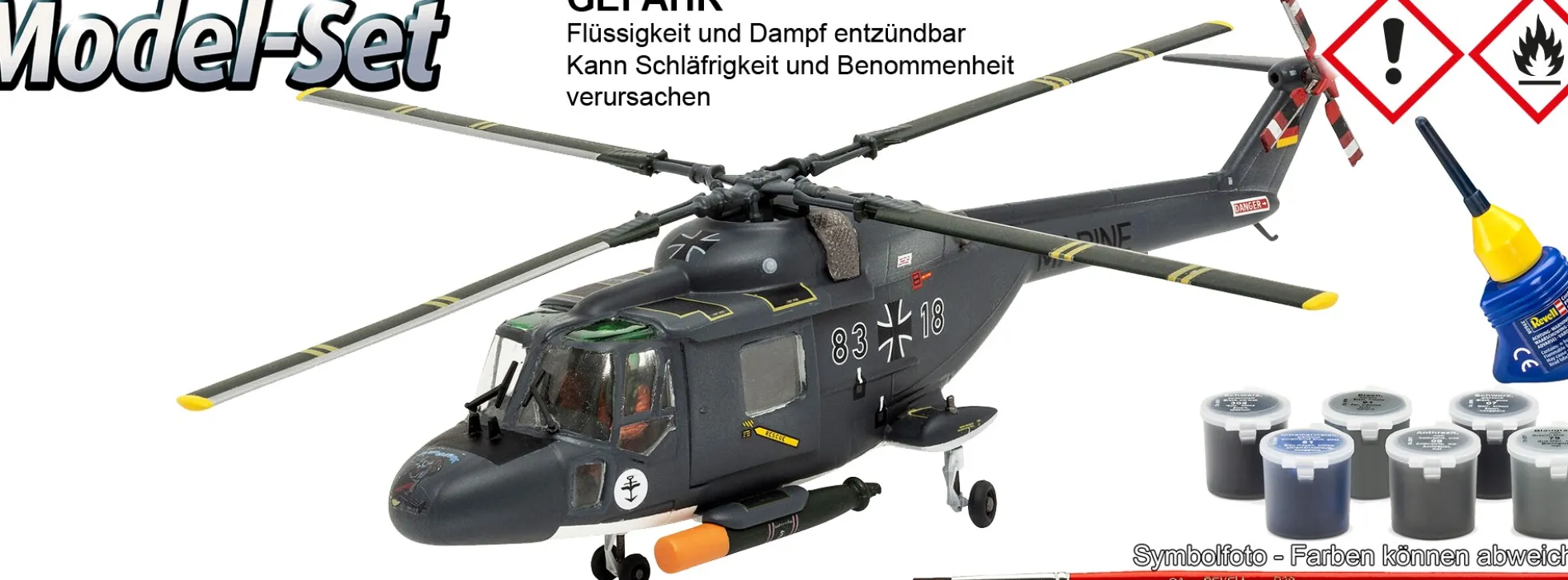 Revell 63805 Westland Lynx Mk.88A Model Set | Hubschrauber Bausatz 1:72