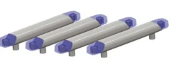 RIETZE 70311 Blaulichtbalken Hänsch DBS 4000 für Transorter 4 Stück Zubehörset Spur H0