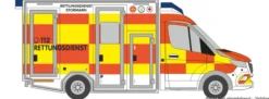 RIETZE 76091 GSF RTW 18 Rettungsdienst Stormarn | Blaulichtmodell 1:87