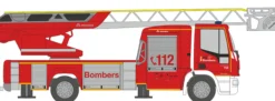 RIETZE 68593 Iveco Magirus DLK 2018 Bombers Feuerwehr Spanien Blaulichtmodell Spur H0