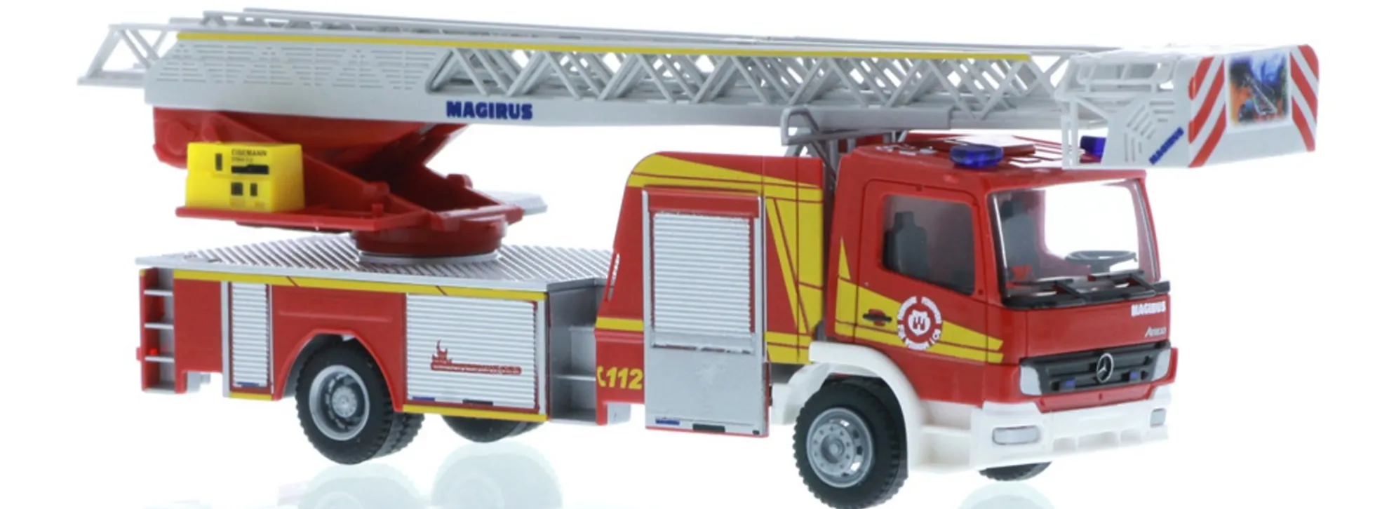 RIETZE 71618 Iveco Magirus DLK32 Feuerwehr Weilheim Blaulichtmodell 1:87