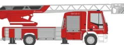 RIETZE 68592 Iveco Magirus DLK 2018 Feuerwehr Kirchdorf Tirol Blaulichtmodell 1:87