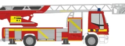 RIETZE 68496 Iveco Magirus Drehleiter 2018 Feuerwehr Storkow Blaulichtmodell 1:87