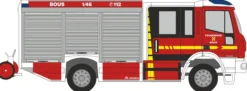 RIETZE 68160 Iveco Magirus Varus HLF Feuerwehr Bous Blaulichtmodell 1:87
