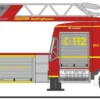 RIETZE 71640 Magirus DLK Atego 19 Feuerwehr Recklinghausen | Blaulichtmodell 1:87