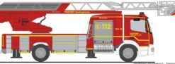RIETZE 71640 Magirus DLK Atego 19 Feuerwehr Recklinghausen | Blaulichtmodell 1:87
