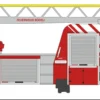 RIETZE 68492 Magirus DLK Feuerwehr Interlaken/Bödeli CH | Blaulichtmodell 1:87
