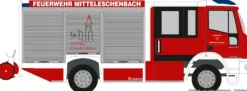 RIETZE 68169 Magirus HLF Team Cab FW Mitteleschenbach | Blaulichtmodell 1:87
