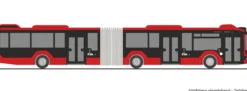 RIETZE 75880 MAN Lions City 18 DB - RVA | Busmodell 1:87