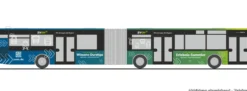 RIETZE 72695 MAN Lions City G Regionalbus Oberlausitz - ZVON | Busmodell 1:87