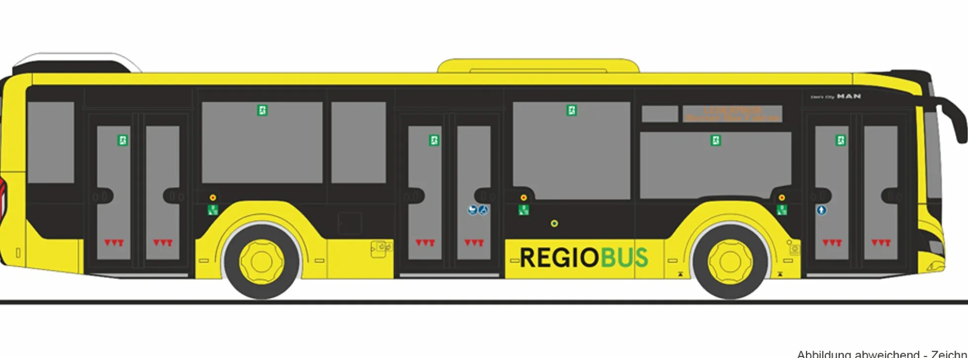 RIETZE 75372 MAN Lions City 12 18 Regiobus AT | Busmodell 1:87