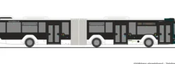 RIETZE 75893 MAN Lions City 11 Rheineifelbus | Busmodell 1:87
