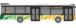 RIETZE 75391 MAN Lions City 12 2018 Rheingau Taunus Verkehrsgesellschaft Busmodell 1:87