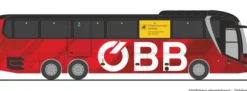 RIETZE 74867 MAN Lions Coach L 17 ÖBB Postbus - SEV | Busmodell 1:87