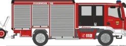 RIETZE 72970 MAN Schlingmann Varus HLF Feuerwehr Legden | Blaulichtmodell 1:87