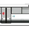 RIETZE 72134 MAN SL 202 Möbus Mönchengladbach | Busmodell 1:87