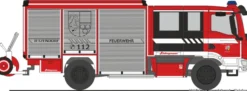 RIETZE 72980 MAN Varus Schlingmann HLF Feuerwehr Jetzendrof | Blaulichtmodell 1:87