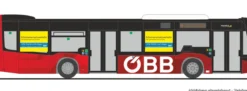 RIETZE 73518 MB Citaro ÖBB Postbus - SEV | Busmodell 1:87