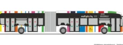 RIETZE 77633 MB eCitaro G Ville de Luxembourg - Multiplicity LU | Busmodell 1:87