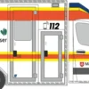 RIETZE 76098 MB GSF RTW Malteser Emsland | Blaulichtmodell 1:87