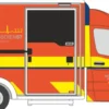 RIETZE 76097 MB Wietmarscher Ambulanzf. RTW Rettungsdienst Kreis Steinfurt | Blaulichtmodell 1:87