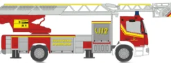 RIETZE 71676 Mercedes-Benz Atego DLK 2019 Feuerwehr Dortmund Blaulichtmodell 1:87