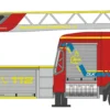 RIETZE 71674 Mercedes-Benz Atego DLK 2019 Feuerwehr Freiberg am Neckar Blaulichtmodell 1:87